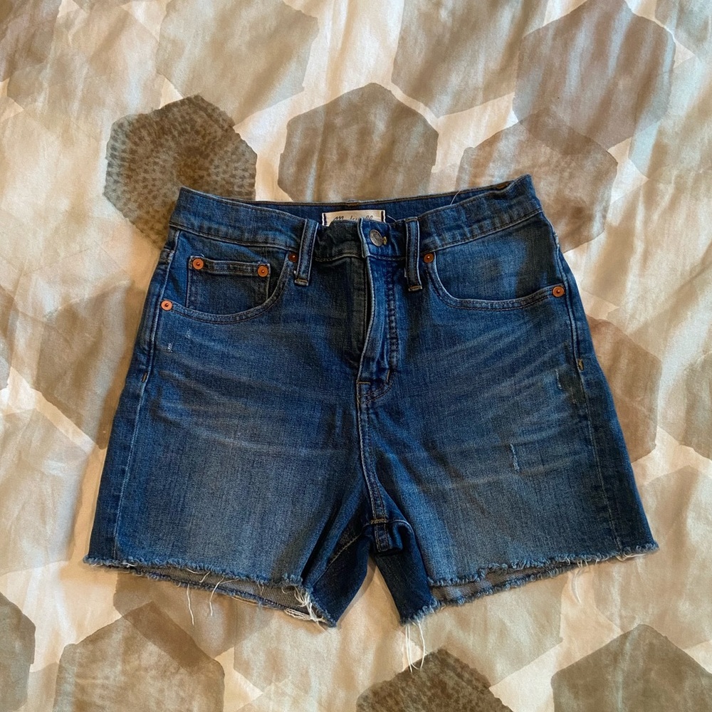 Madewell High Rise Denim Shorts